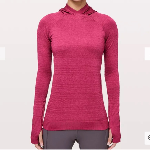 Lululemon Athletica Rest Less Hoodie - Violet Red -  women's size small - Picture 1 of 7